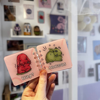 Rabbit Emotion Keychain
