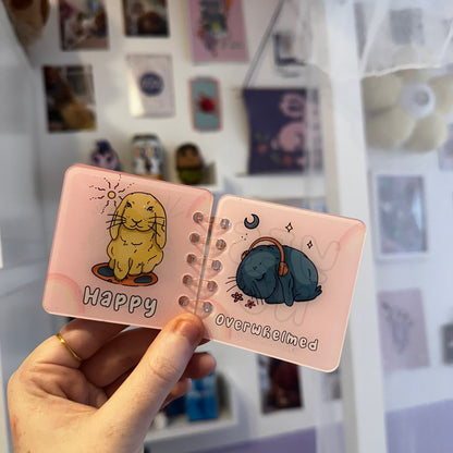 Rabbit Emotion Keychain