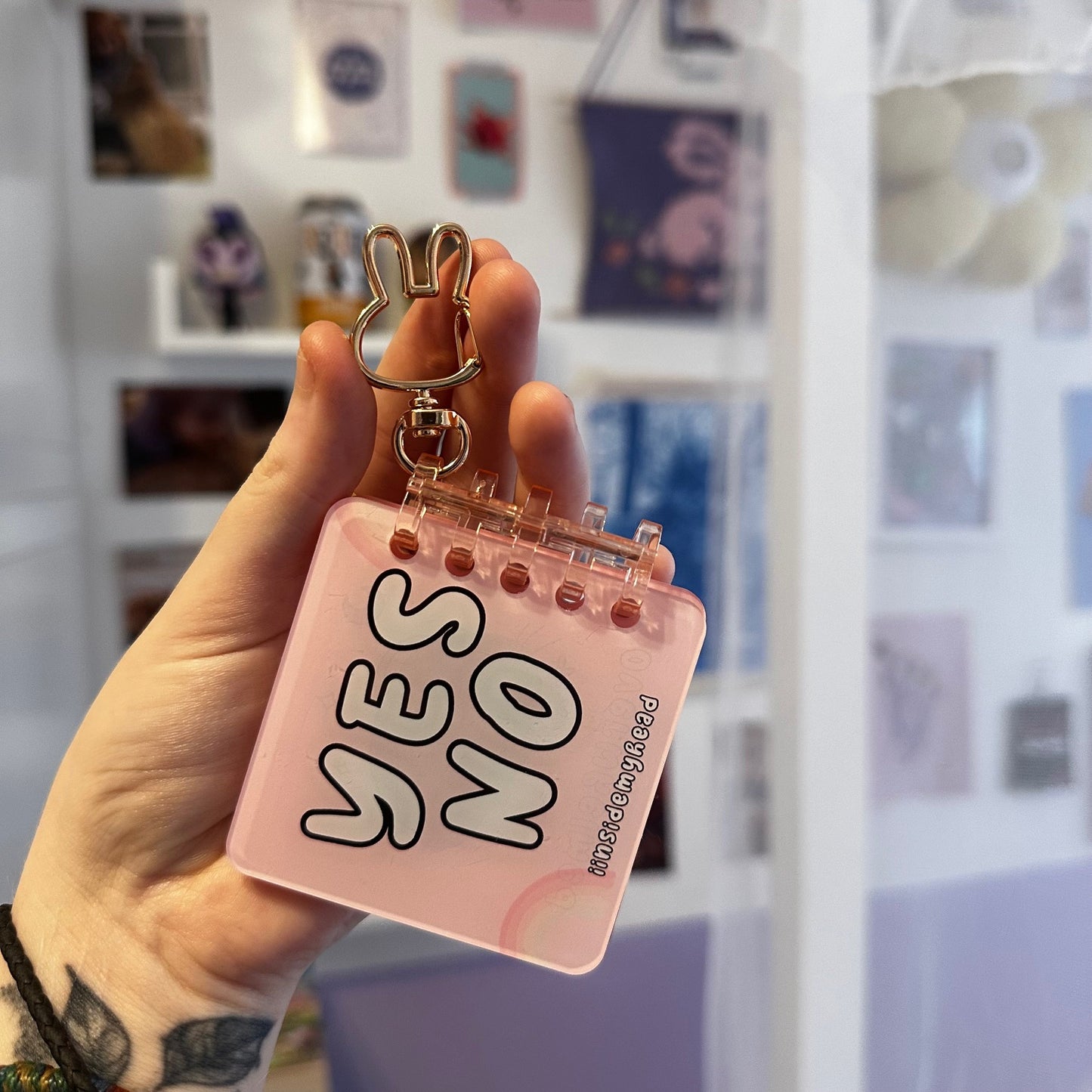 Rabbit Emotion Keychain