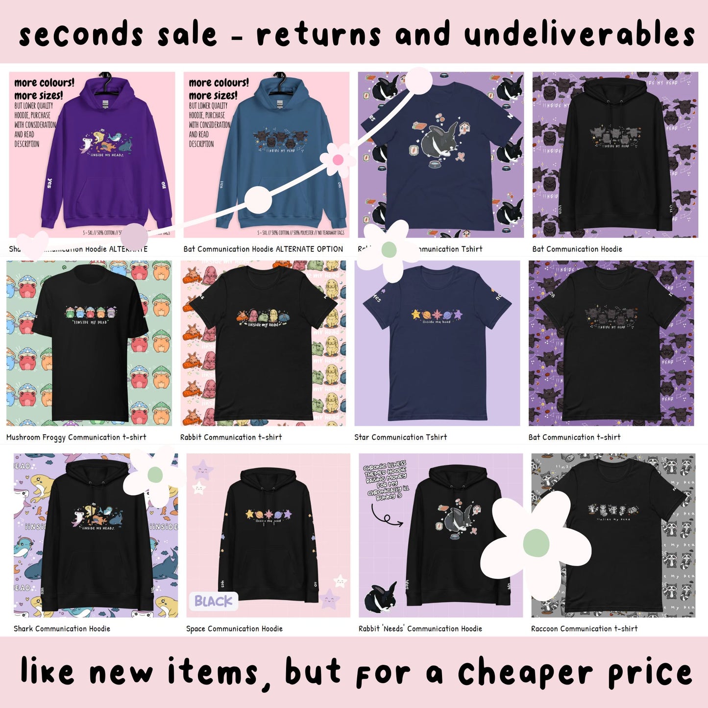 Seconds Sale - perfect condition, but cheaper