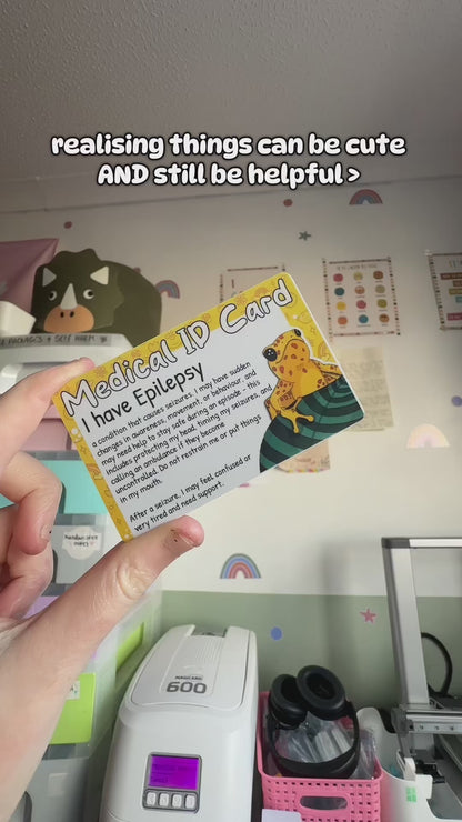 Frog Medical ID Cards