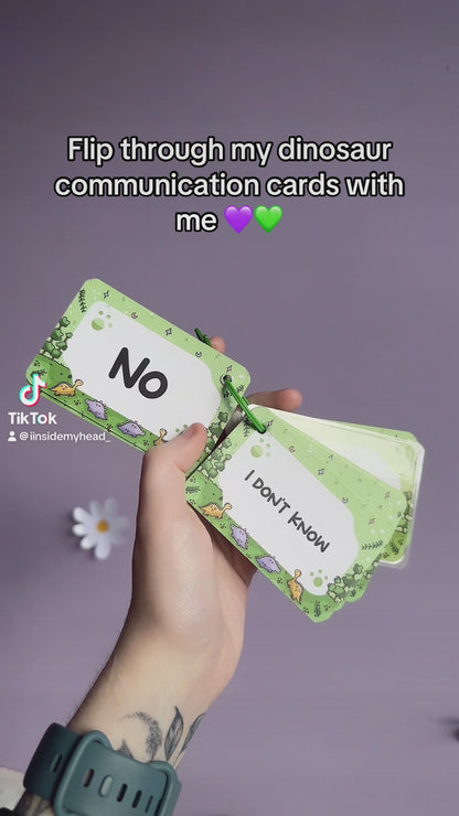 Dino Communication Cards