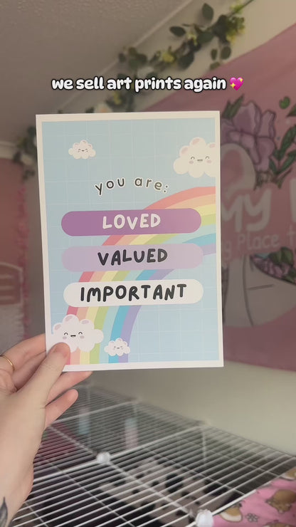 You are Loved Print