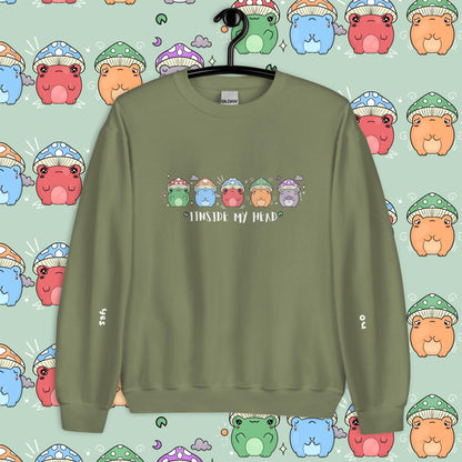 Mushroom Froggy Communication Sweatshirt