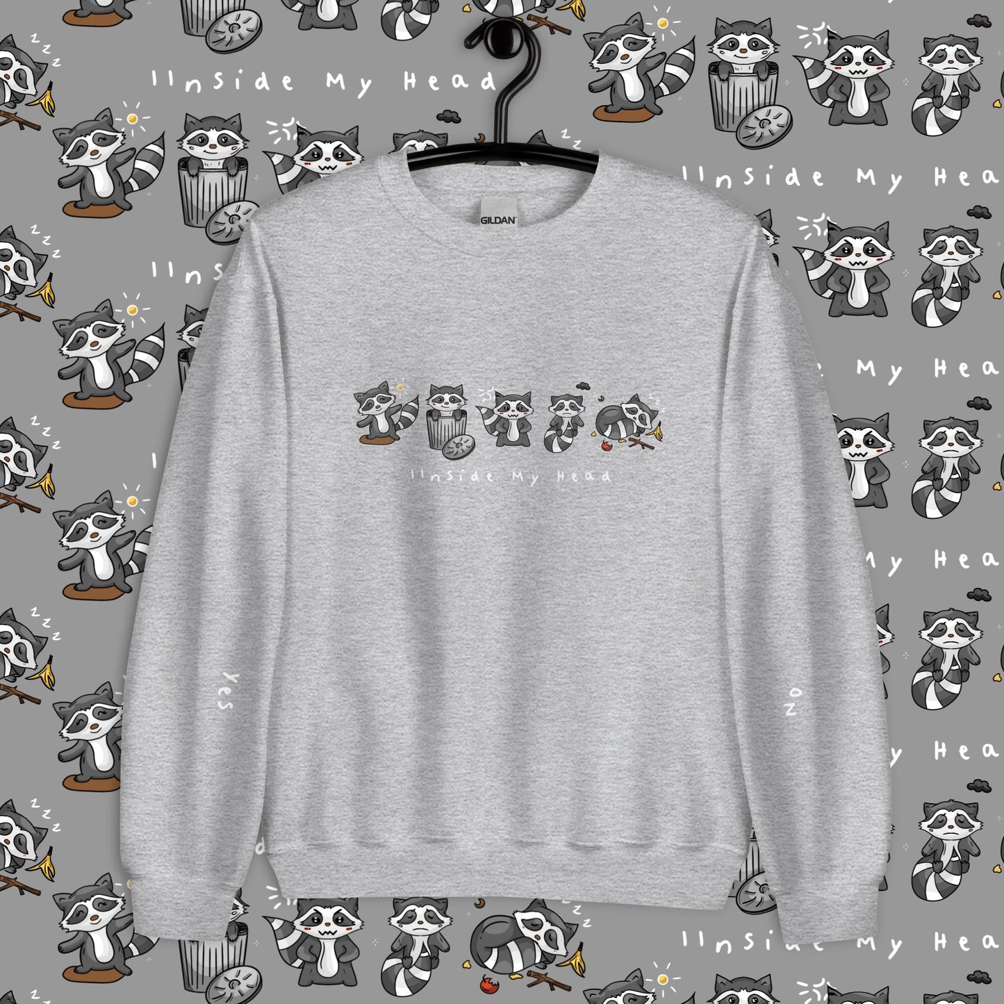 Raccoon Communication Sweatshirt