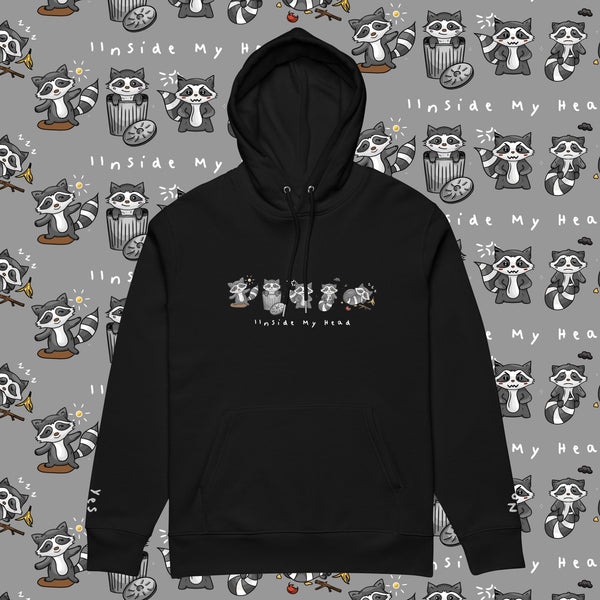 Raccoon Communication Hoodie – IInside My Head