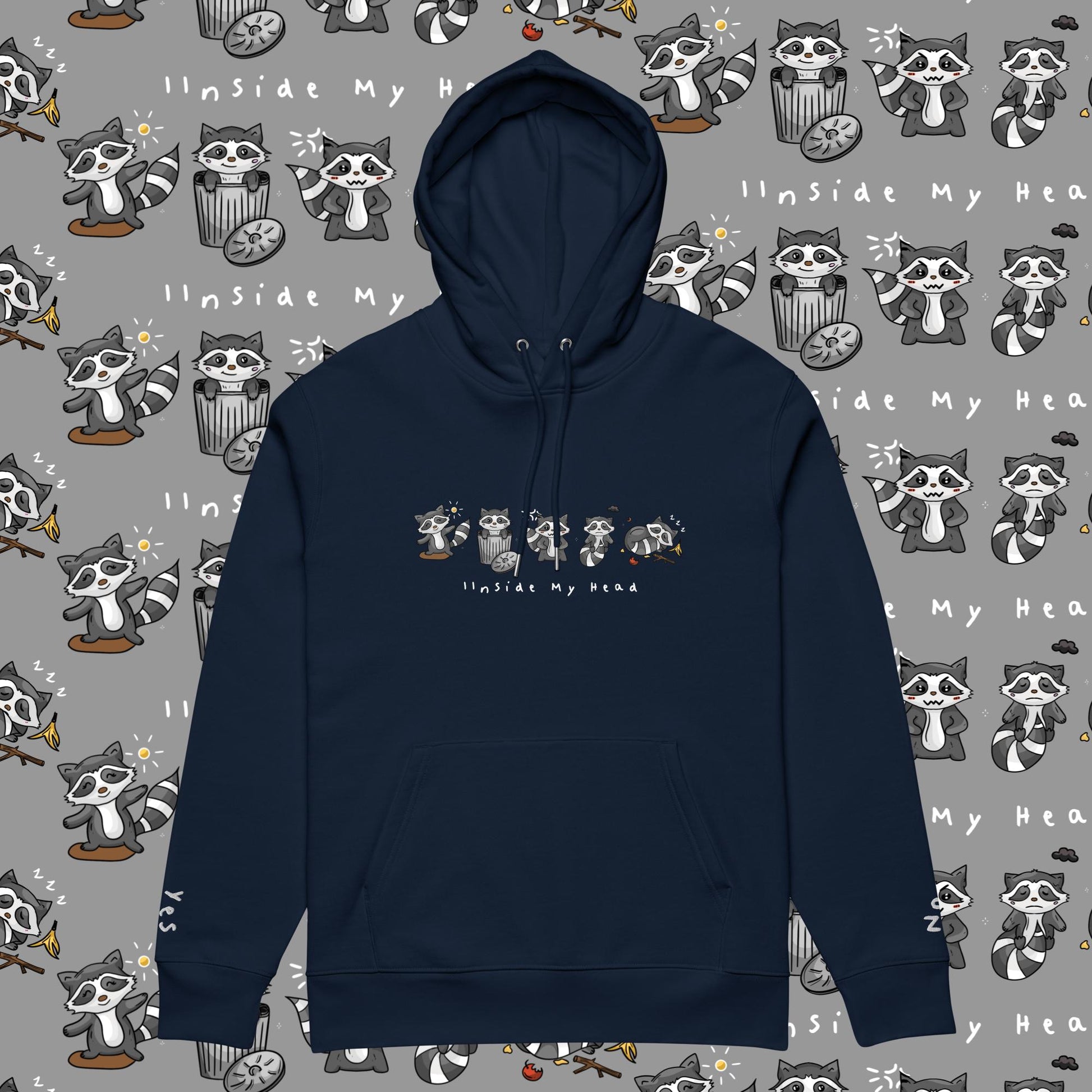 Raccoon Communication Hoodie – IInside My Head
