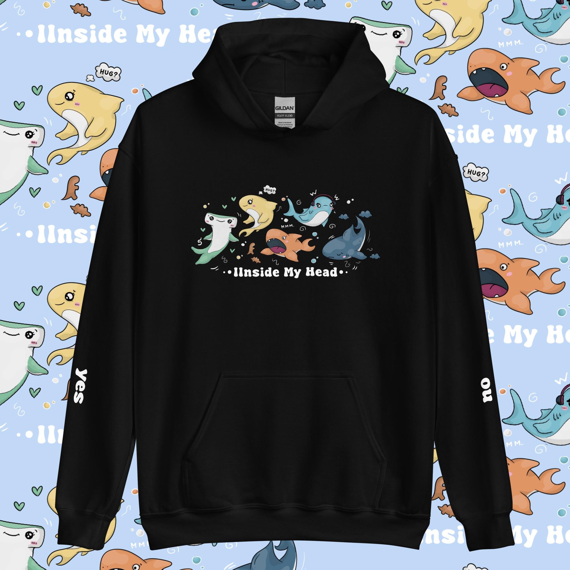 Shark Communication Hoodie – IInside My Head