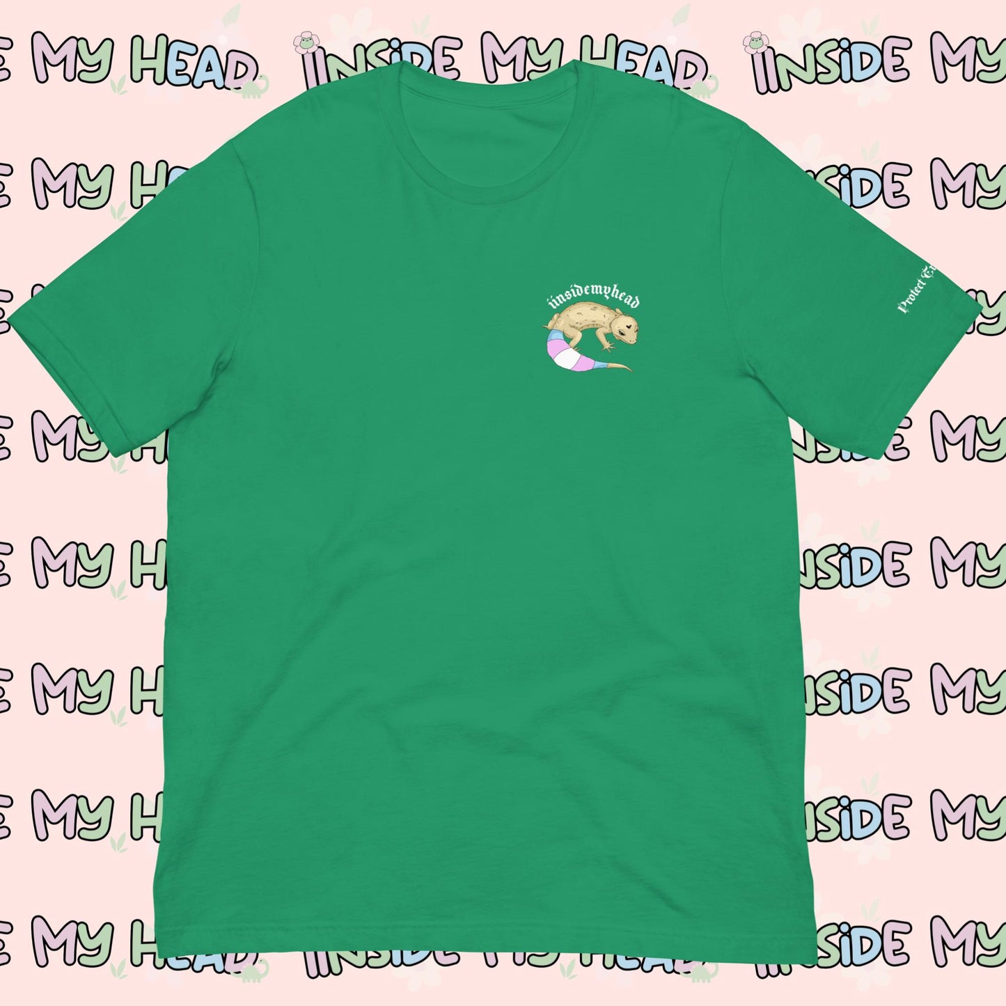 Protect Trans Lives Gecko Tshirt