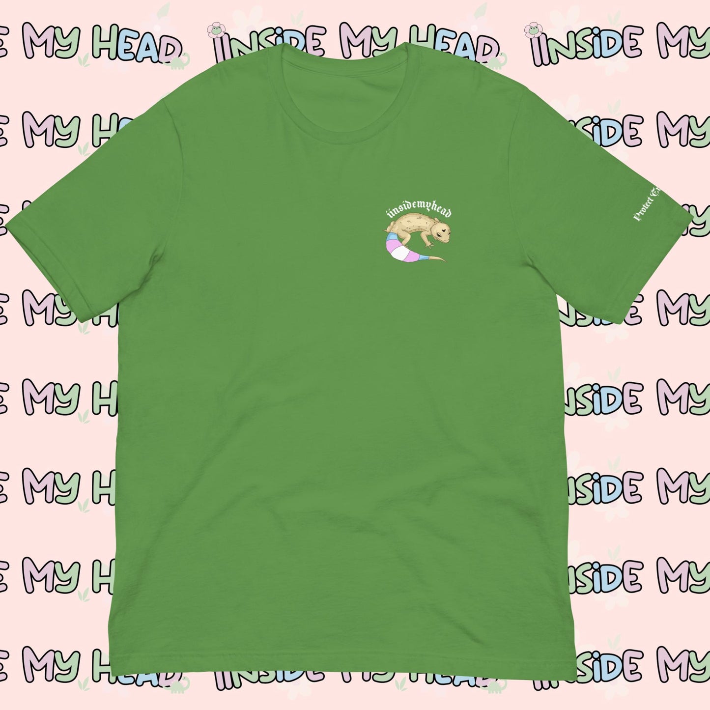 Protect Trans Lives Gecko Tshirt