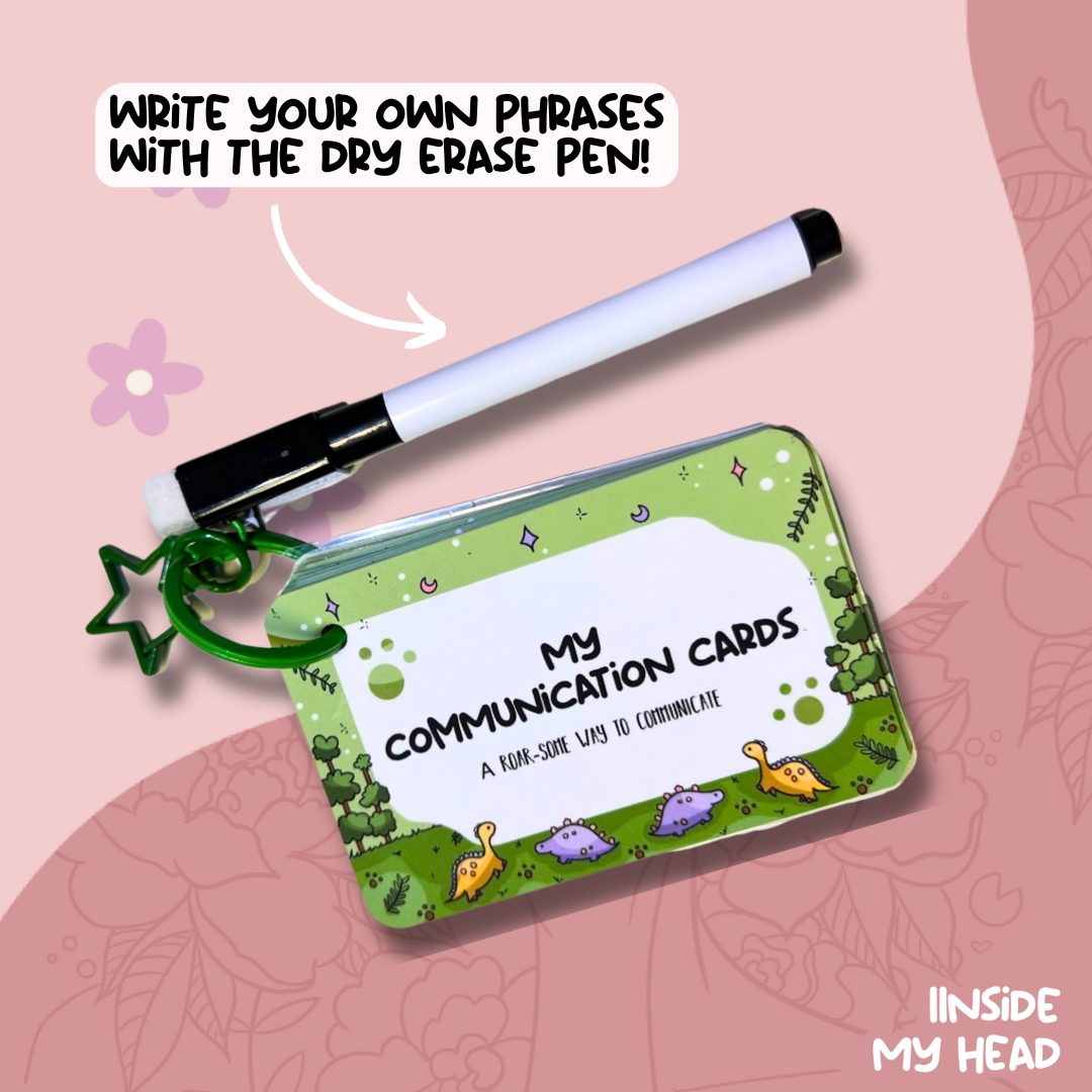 Dino Communication Cards